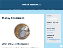 Tablet Screenshot of mossyresources.com